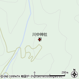 川中神社周辺の地図