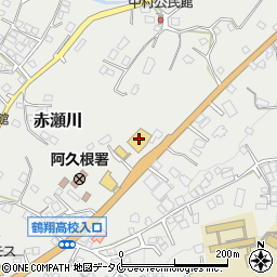 ファミリーマート阿久根赤瀬川店周辺の地図