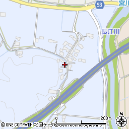 宮崎県えびの市西長江浦1553周辺の地図