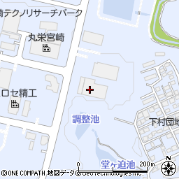 宮崎日日新聞社　佐土原センター・印刷事務室周辺の地図