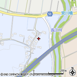 宮崎県えびの市西長江浦1545周辺の地図