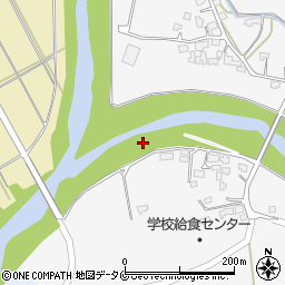 重留川周辺の地図