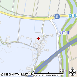 宮崎県えびの市西長江浦1456周辺の地図