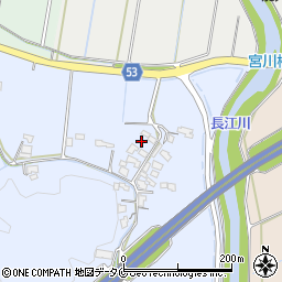 宮崎県えびの市西長江浦1457周辺の地図