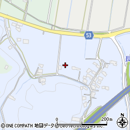 宮崎県えびの市西長江浦1452-1周辺の地図