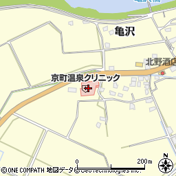 京町温泉クリニック周辺の地図
