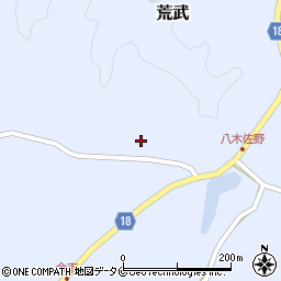 宮崎県西都市荒武4204周辺の地図