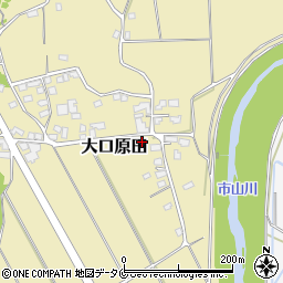 鹿児島県伊佐市大口原田2175周辺の地図