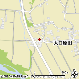 鹿児島県伊佐市大口原田2145周辺の地図