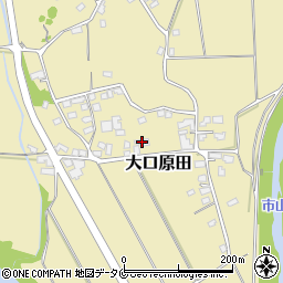 鹿児島県伊佐市大口原田2171周辺の地図