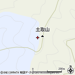 土取山周辺の地図
