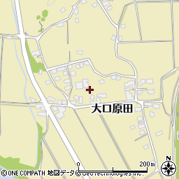 鹿児島県伊佐市大口原田2193周辺の地図