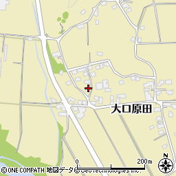 鹿児島県伊佐市大口原田2151周辺の地図