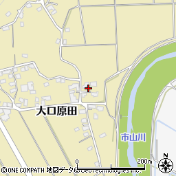 鹿児島県伊佐市大口原田2185周辺の地図