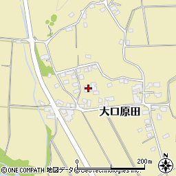 鹿児島県伊佐市大口原田2163周辺の地図