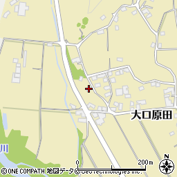 鹿児島県伊佐市大口原田2149周辺の地図