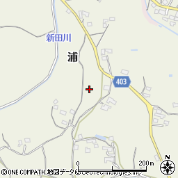 宮崎県えびの市浦1415周辺の地図