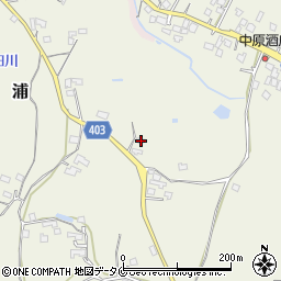 宮崎県えびの市浦1163周辺の地図