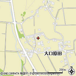 鹿児島県伊佐市大口原田2160周辺の地図