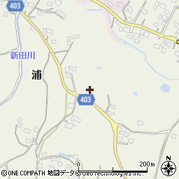 宮崎県えびの市浦1228周辺の地図