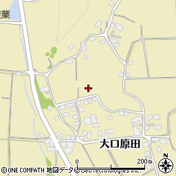 鹿児島県伊佐市大口原田2205周辺の地図