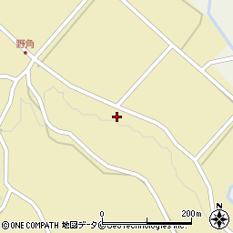 鹿児島県出水市野田町上名2771周辺の地図