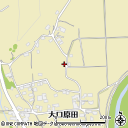 鹿児島県伊佐市大口原田2200周辺の地図