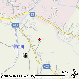 宮崎県えびの市浦1217周辺の地図