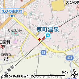 宮崎県えびの市周辺の地図