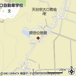 鹿児島県伊佐市大口原田1156周辺の地図