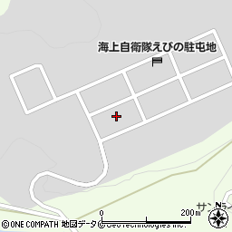陸上自衛隊えびの駐屯地周辺の地図