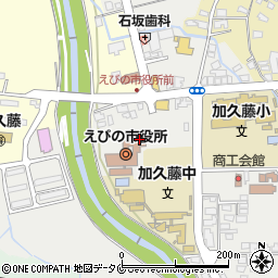 宮崎銀行えびの市役所 ＡＴＭ周辺の地図