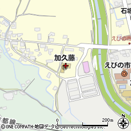 加久藤周辺の地図