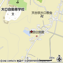 鹿児島県伊佐市大口原田1103周辺の地図