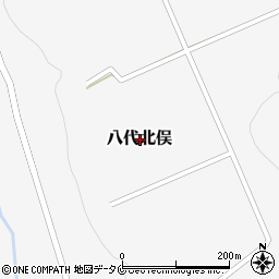 宮崎県東諸県郡国富町八代北俣周辺の地図