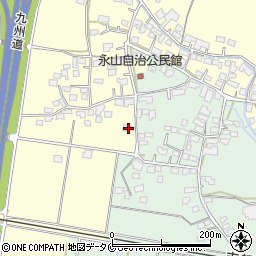 宮崎県えびの市永山122周辺の地図