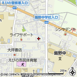 宮崎日日新聞社えびの支局周辺の地図