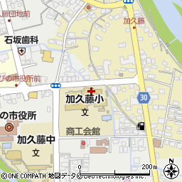 えびの市立加久藤小学校周辺の地図