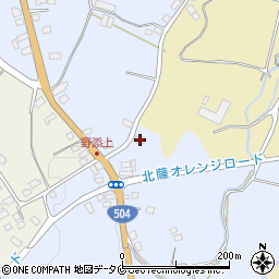 鹿児島県出水市高尾野町柴引3509周辺の地図