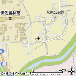 鹿児島県伊佐市大口原田224周辺の地図