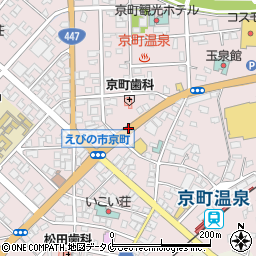 京町待合所周辺の地図