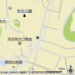 鹿児島県伊佐市大口原田1175周辺の地図