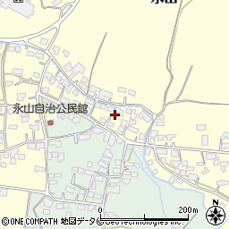 宮崎県えびの市永山80周辺の地図