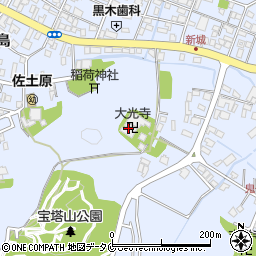 大光寺周辺の地図