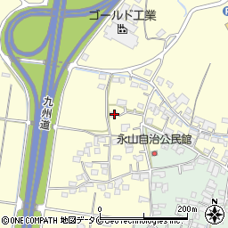 宮崎県えびの市永山96周辺の地図