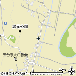 鹿児島県伊佐市大口原田1180周辺の地図