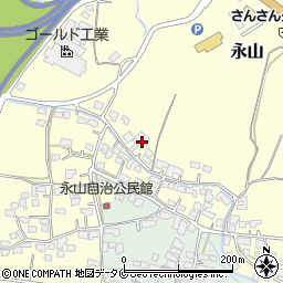宮崎県えびの市永山975周辺の地図