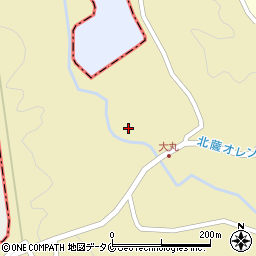 鹿児島県出水市野田町上名6923周辺の地図