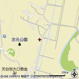 鹿児島県伊佐市大口原田1182周辺の地図