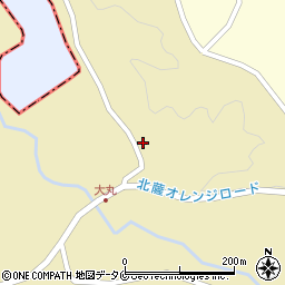 鹿児島県出水市野田町上名6904周辺の地図